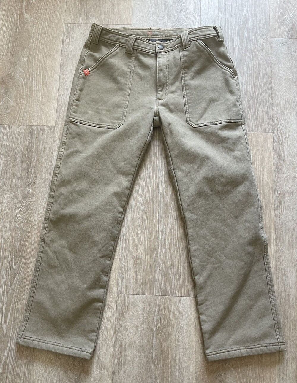 American Outdoorsman Men’s 32x30 Utility Pants Khaki Taupe Outdoor Workwear